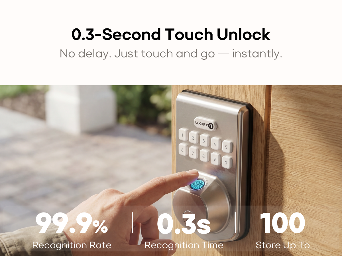LOCKIFY Access Core Smart Fingerprint Door Lock