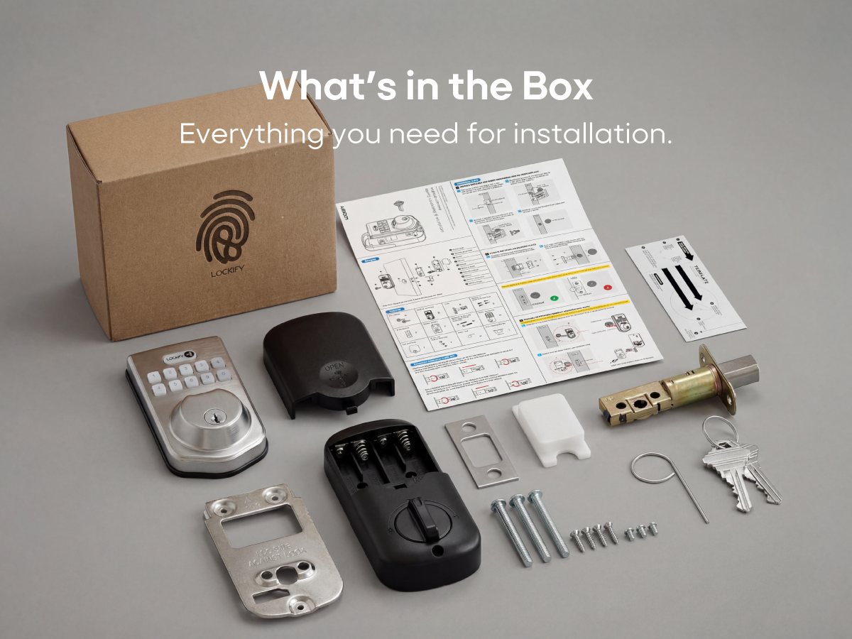 LOCKIFY Access Core Smart Fingerprint Door Lock