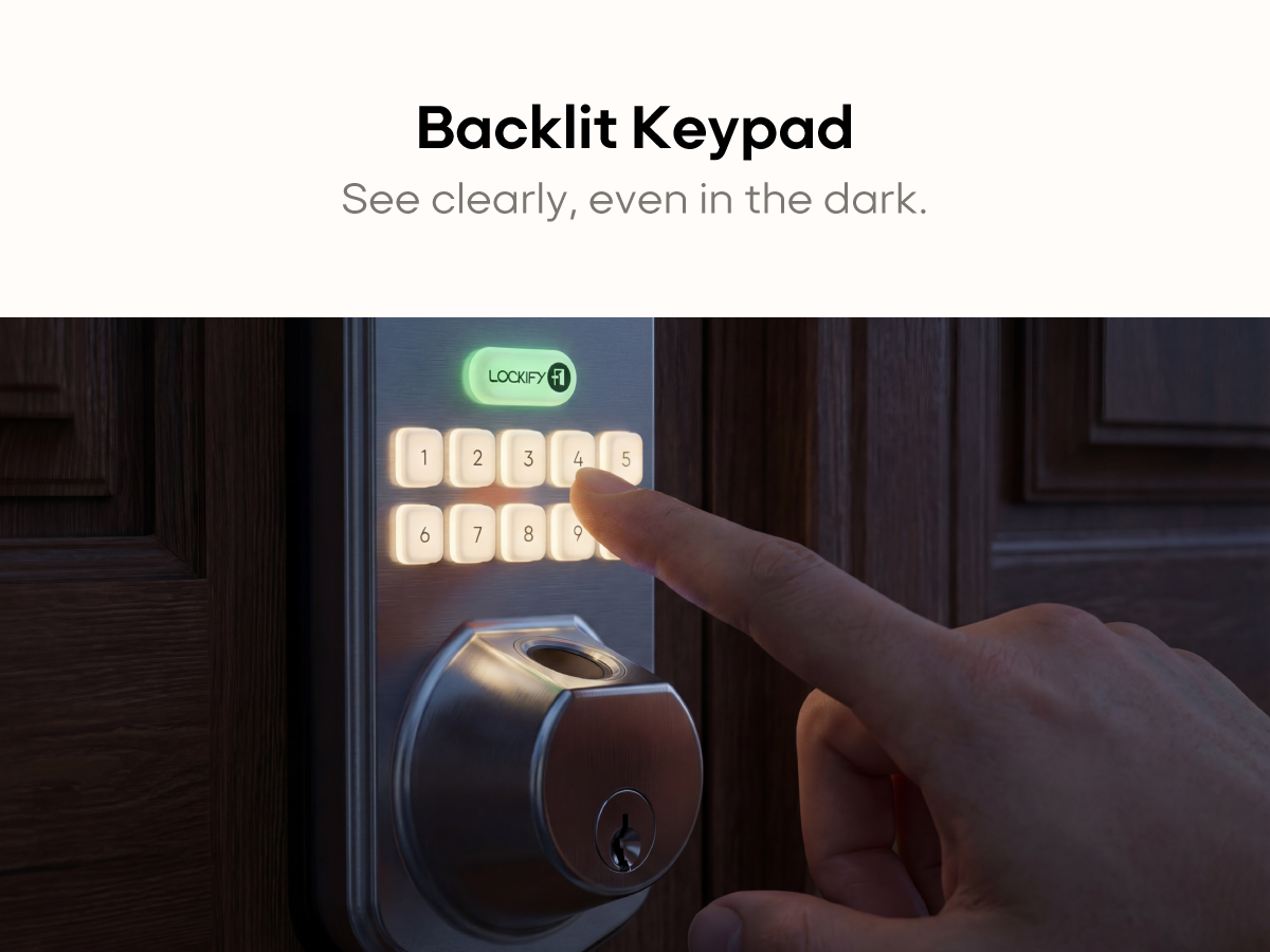 LOCKIFY Access Core Smart Fingerprint Door Lock