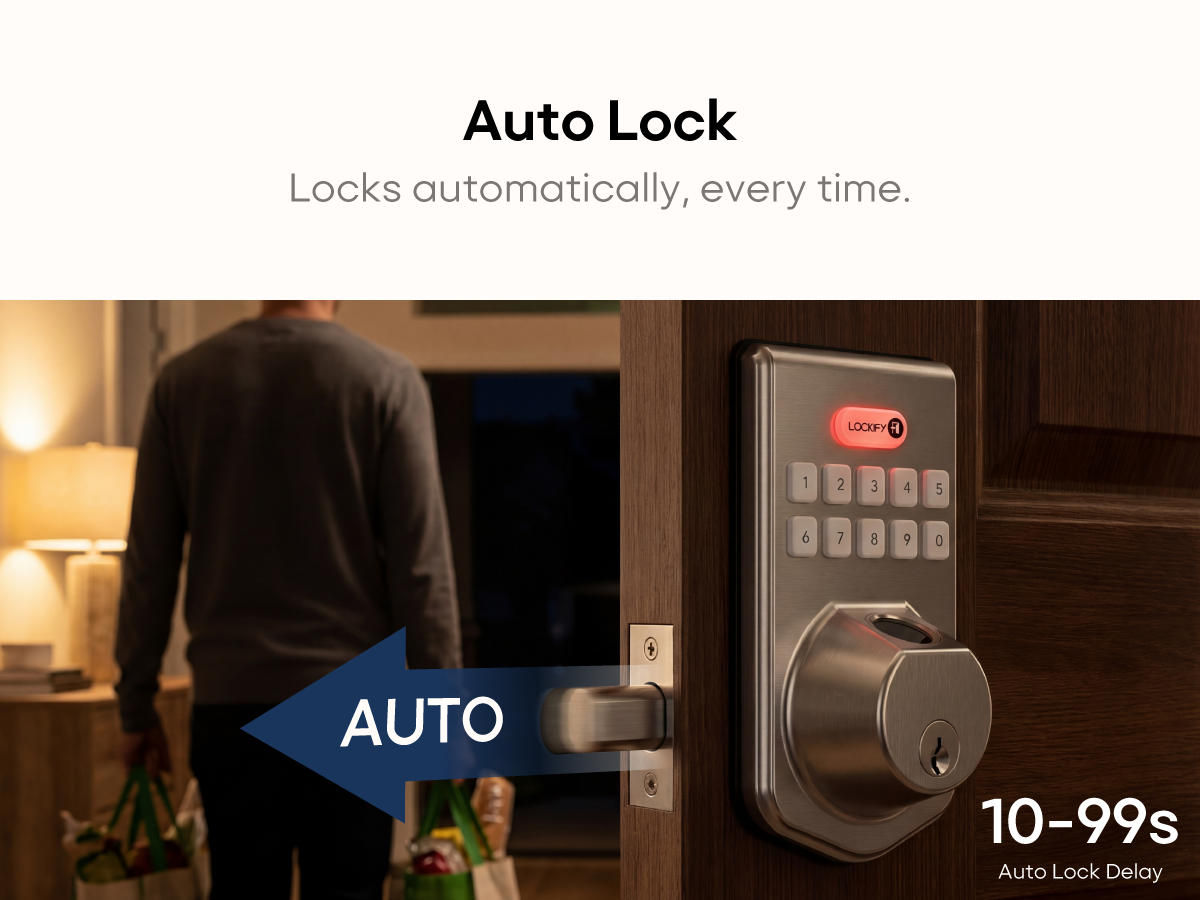 LOCKIFY Access Core Smart Fingerprint Door Lock