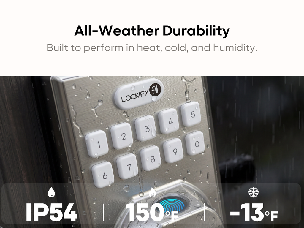 LOCKIFY Access Core Smart Fingerprint Door Lock