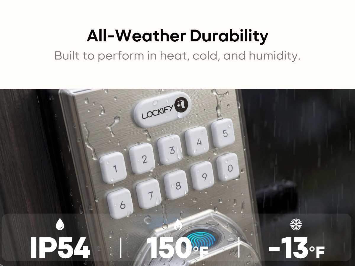 LOCKIFY Access Core Smart Fingerprint Door Lock