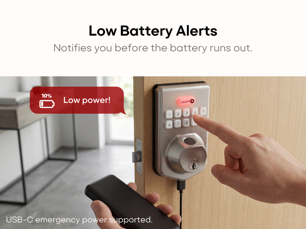 LOCKIFY Access Core Smart Fingerprint Door Lock